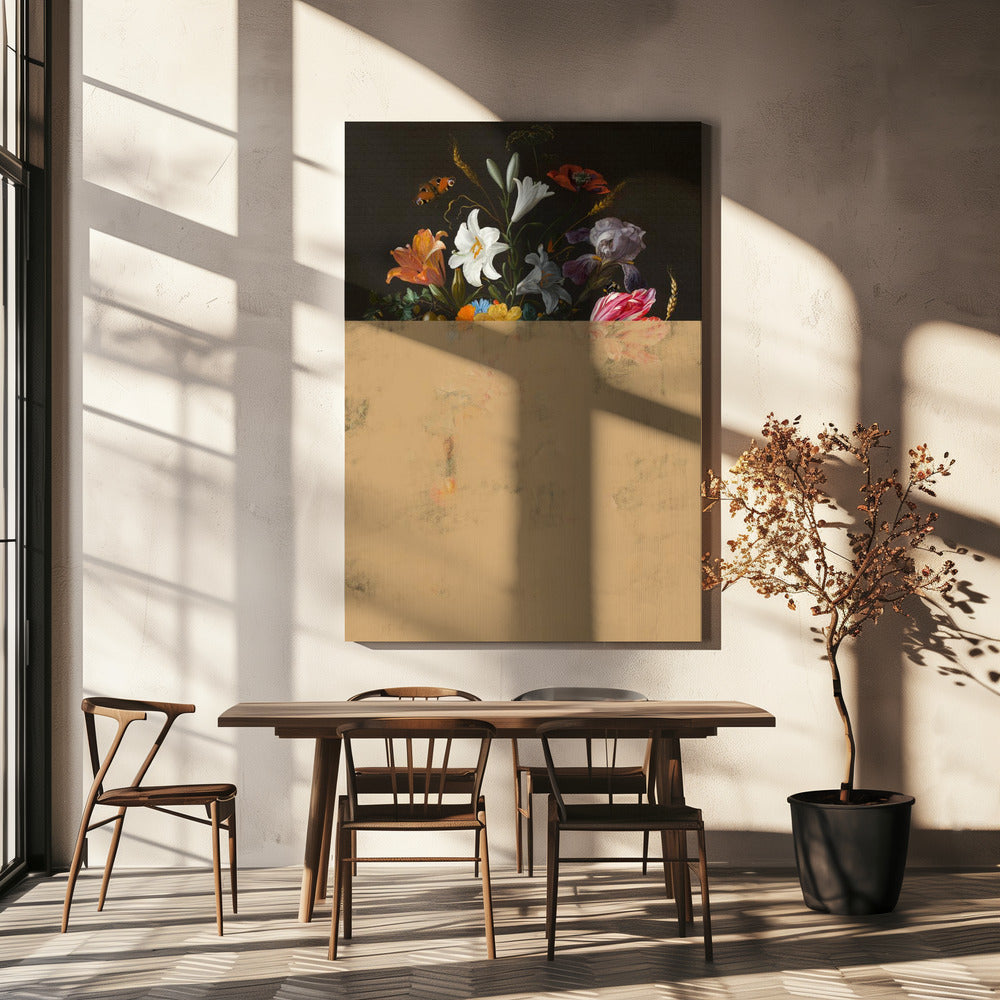 Moderner Blumenstrauß Nr. 1 | Leinwand
