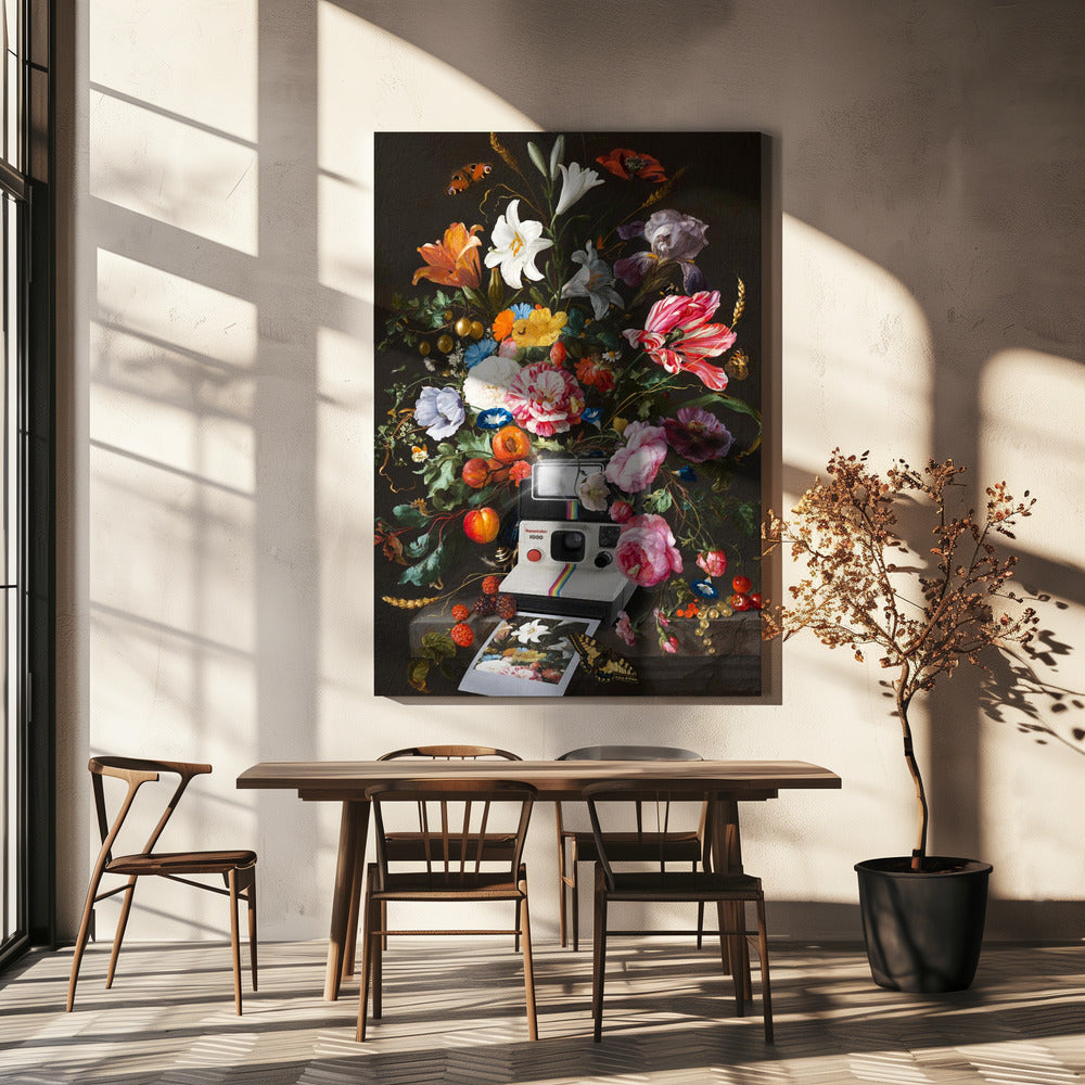 Florales Sofortbild | Leinwand