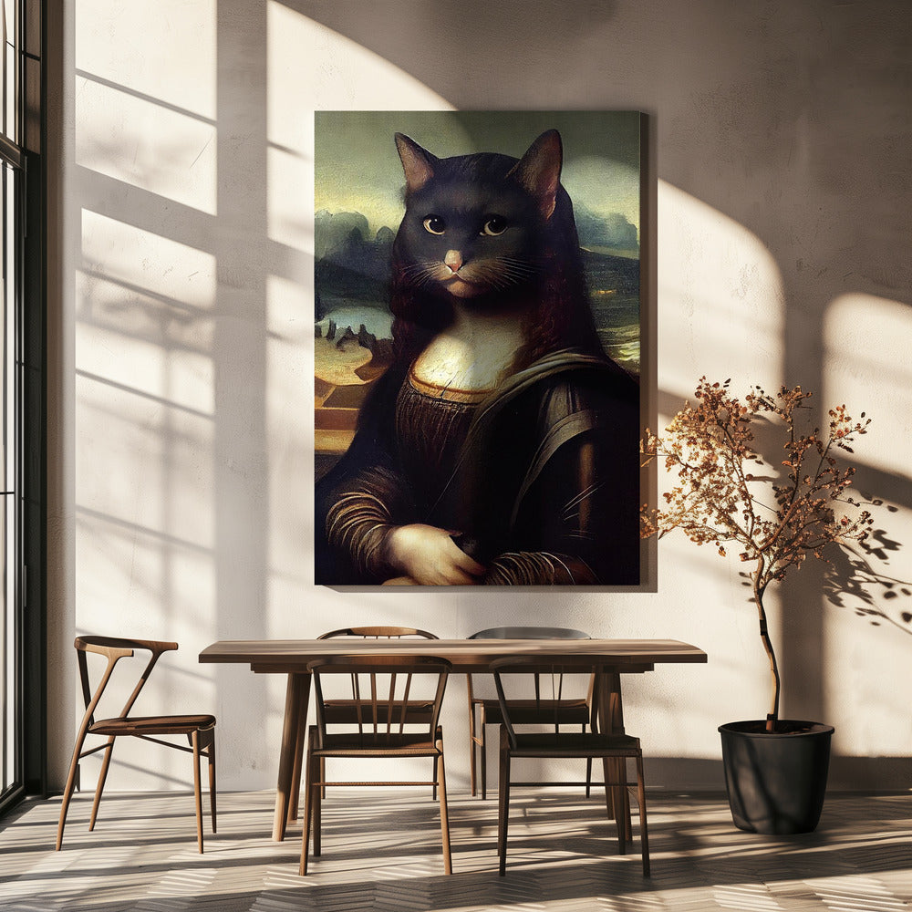 Meowlisa | Leinwand