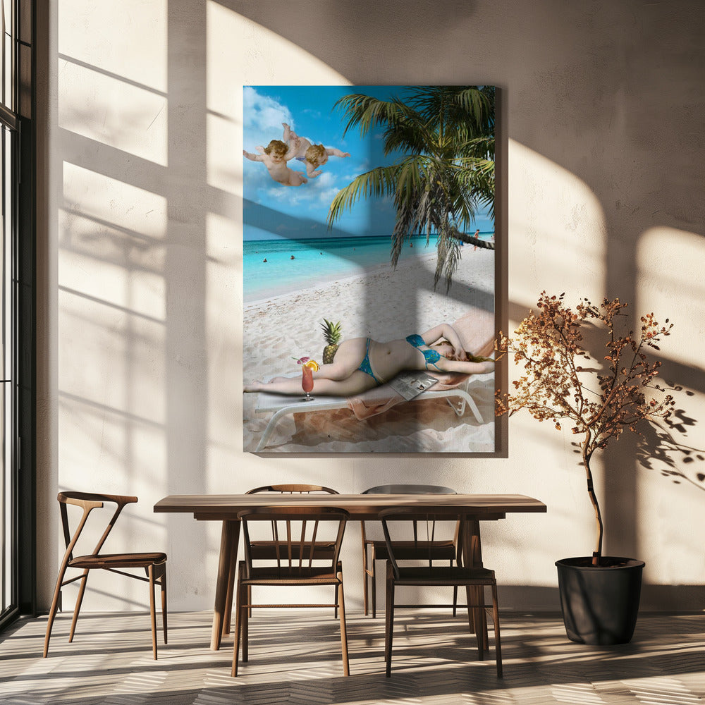 Venus am Strand | Leinwand