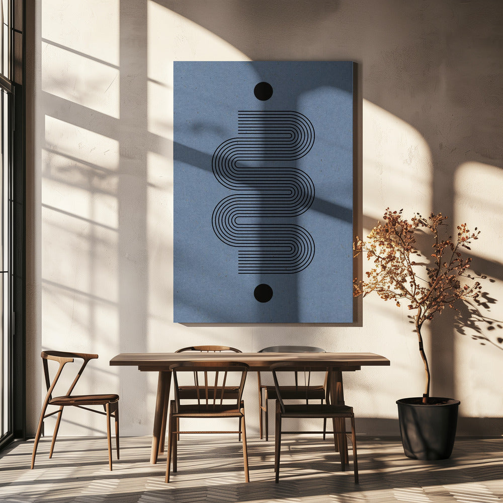 Curved Echoes | Canvas