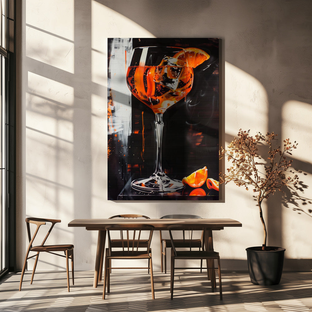 Aperol Spritz Dark Edition | Canvas