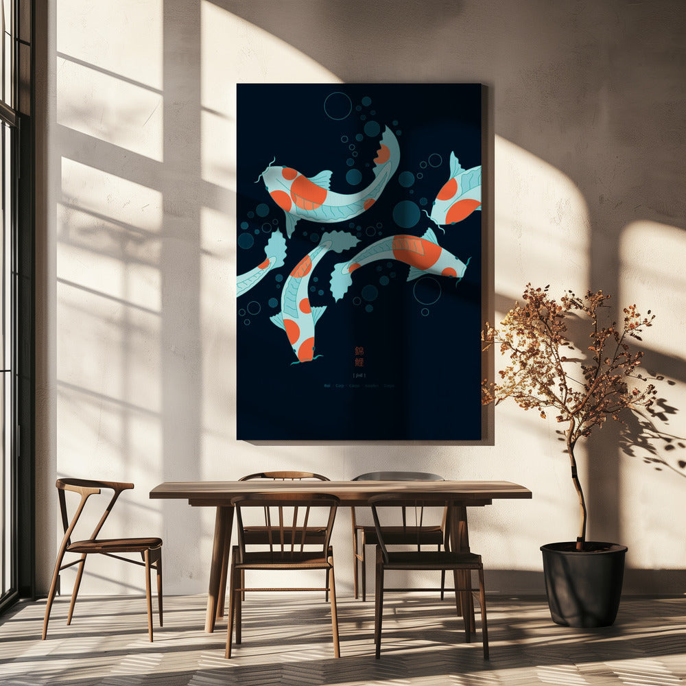 Koi-Karpfen | Leinwand