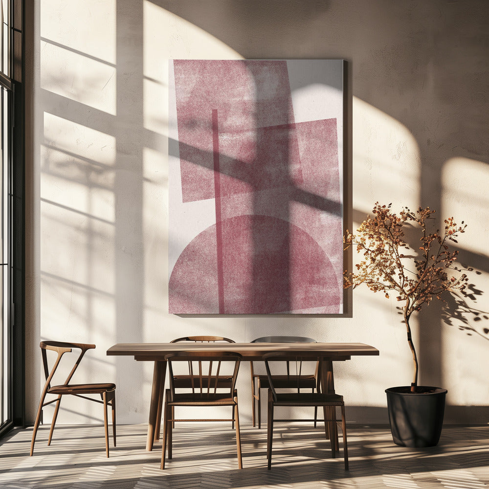 Geometrische Echos | Leinwand