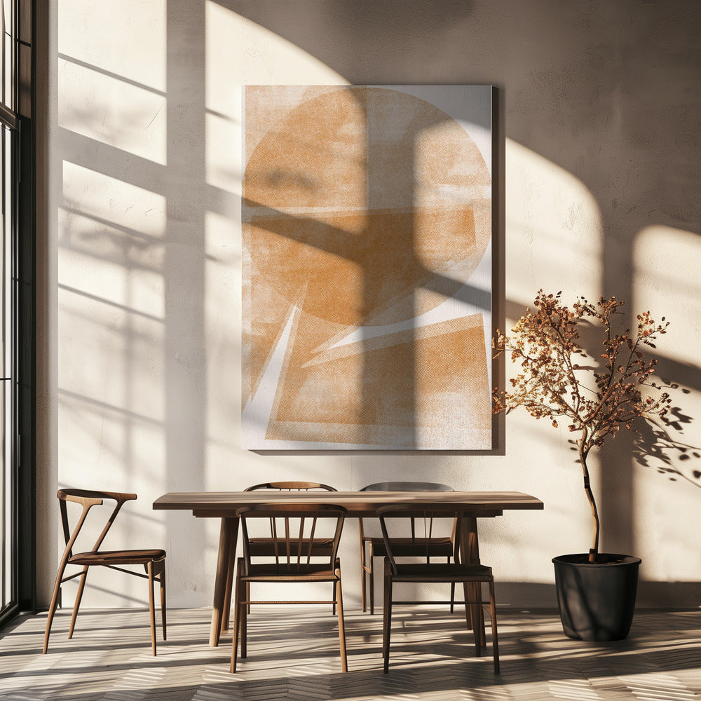 Geometrische Echos | Leinwand