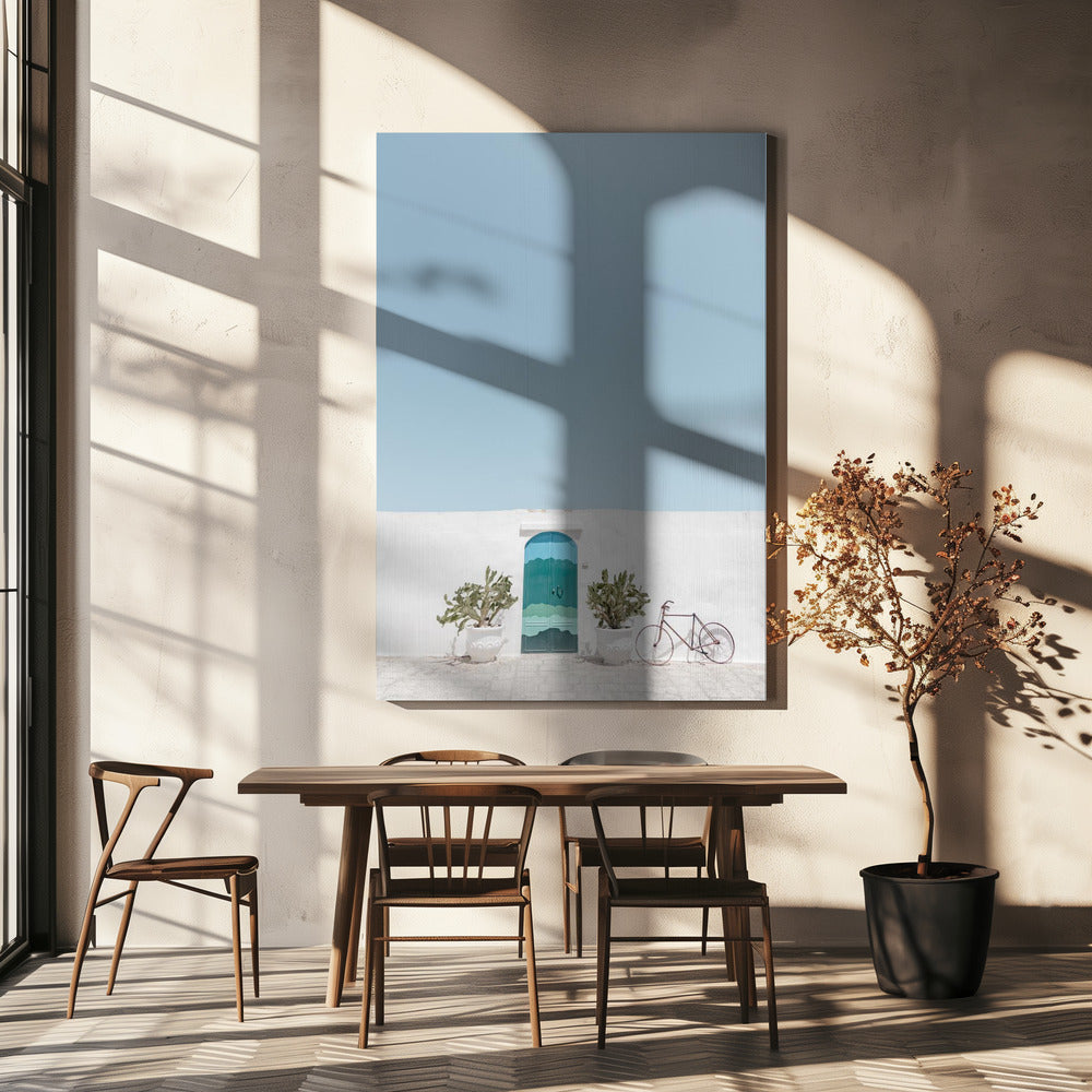 Ostuni blue door | Canvas