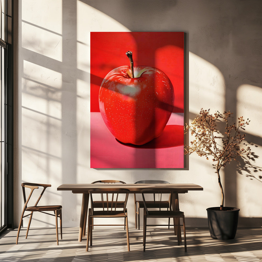 Roter Apfel | Leinwand