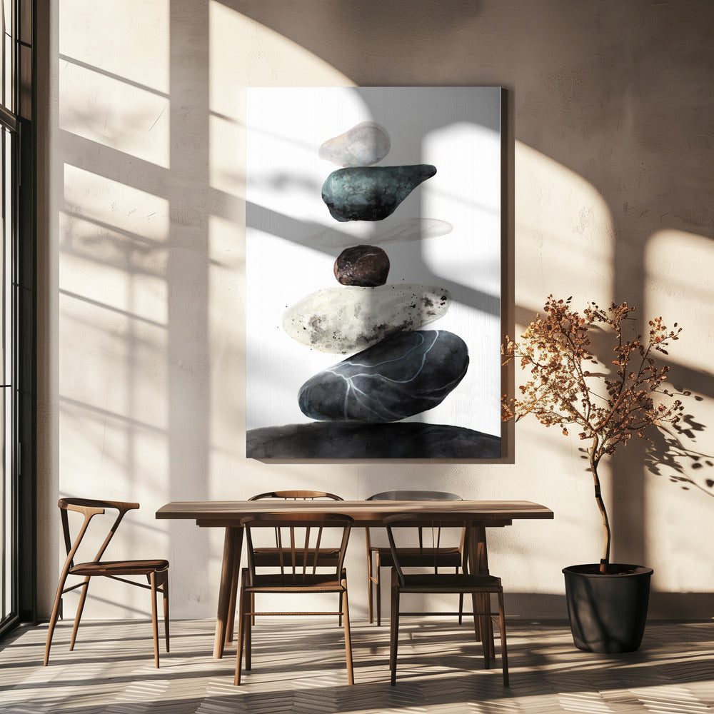 Stones from the beach | Canvas