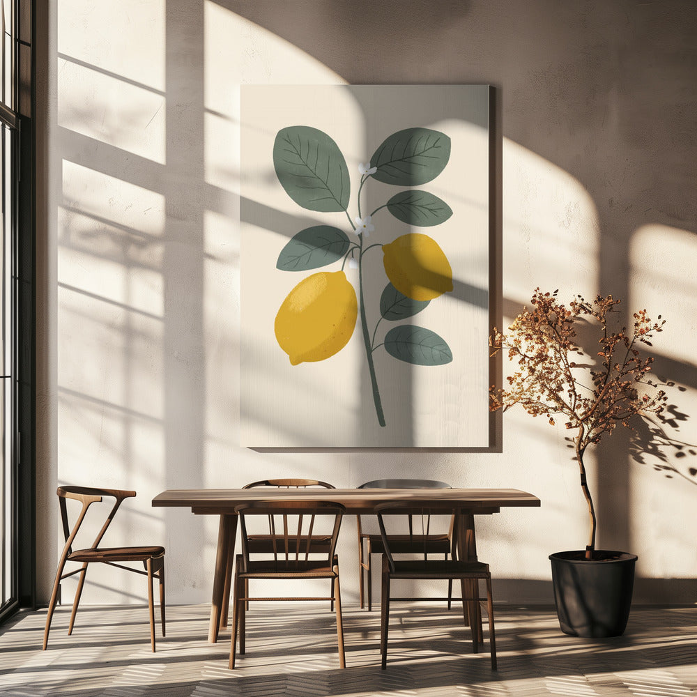 Lemon Vibes 01 | Canvas