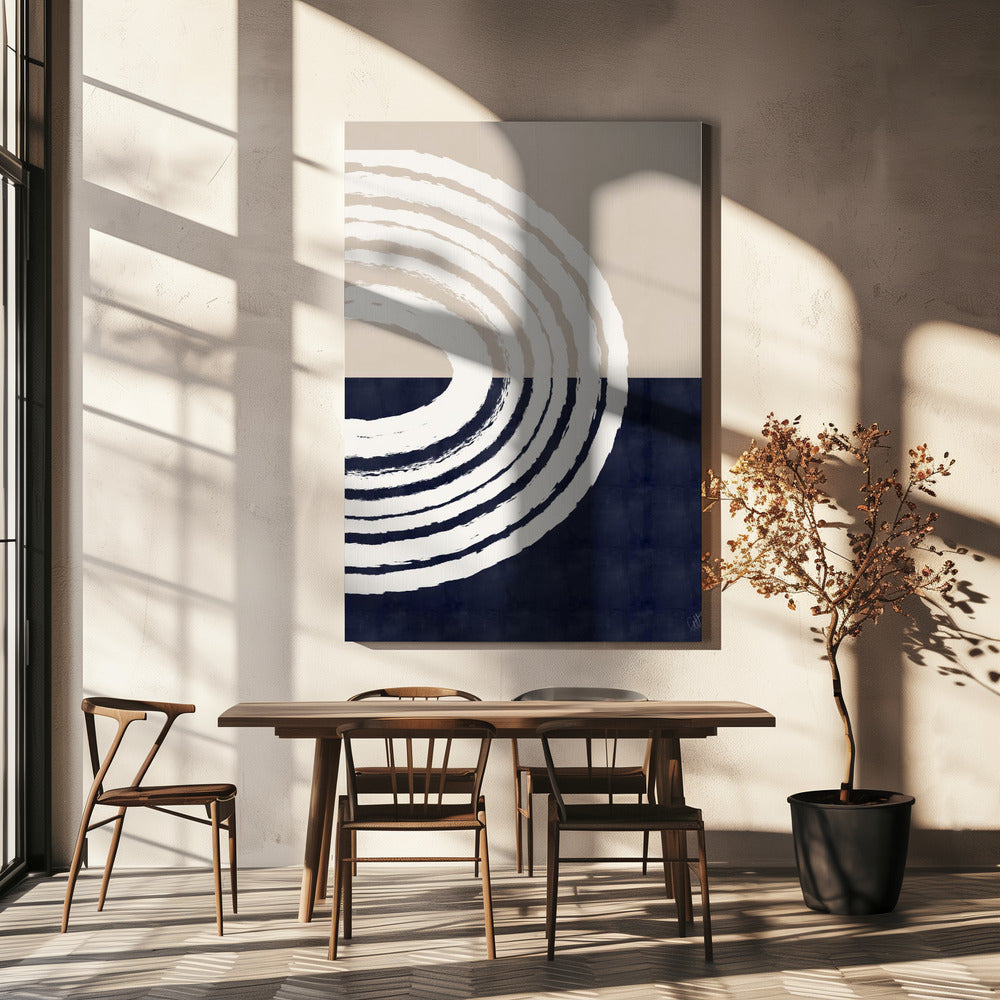 Blue Rainbow | Canvas
