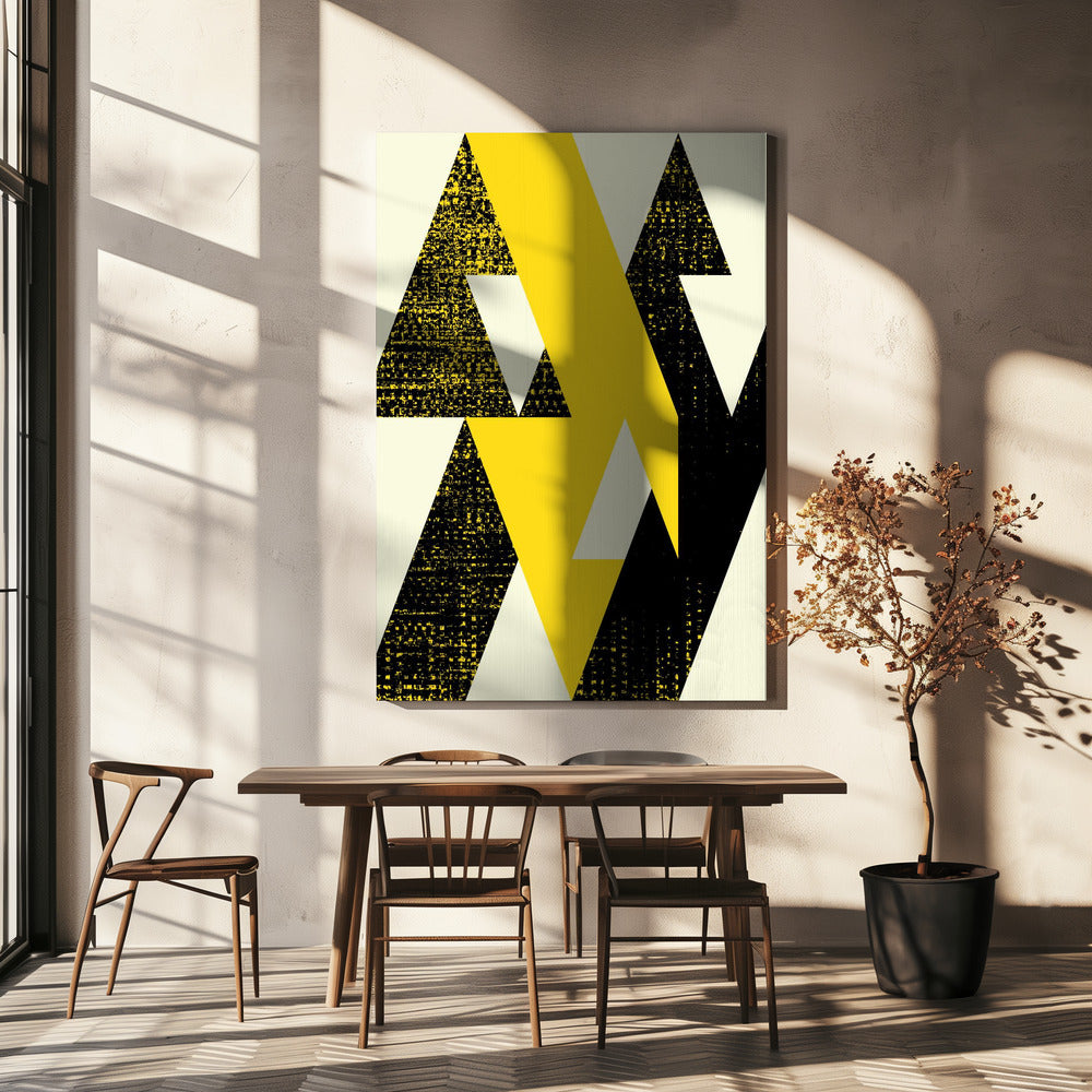 Abstrakte geometrische Formen | Leinwand