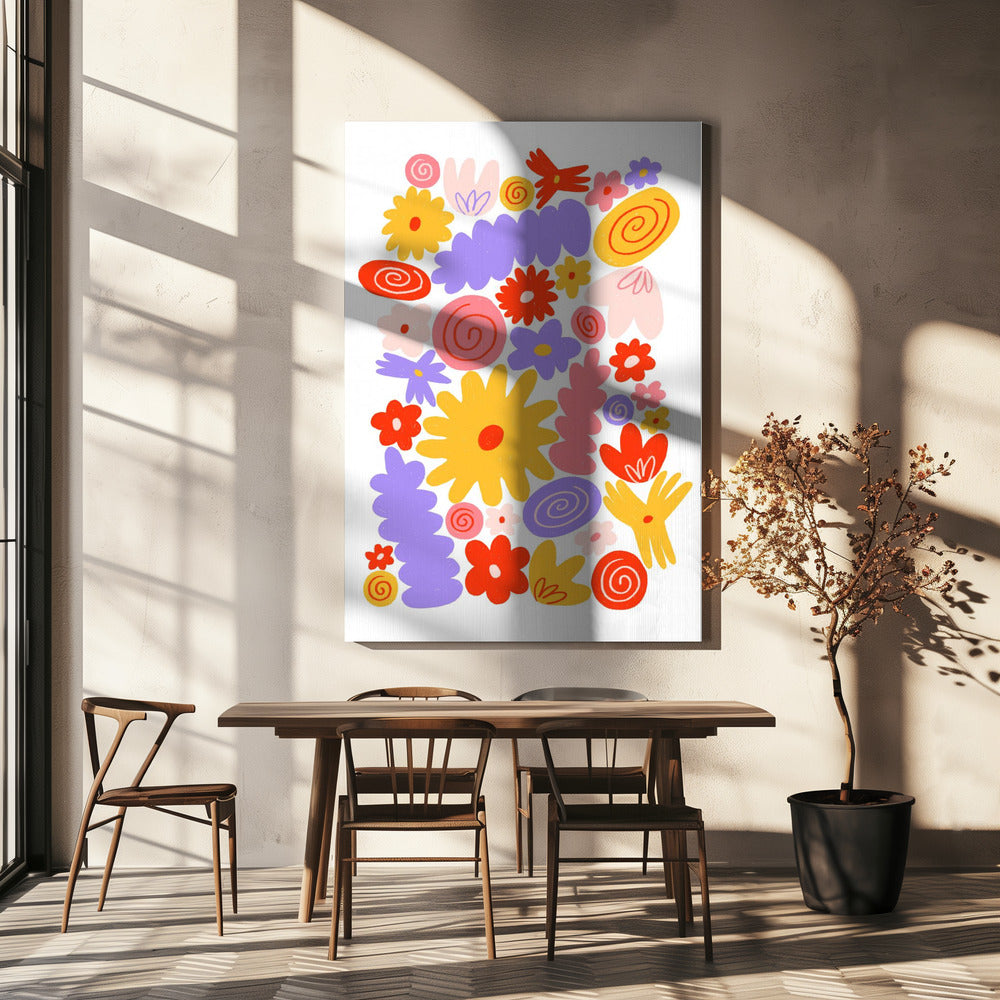 Flower Stack | Canvas