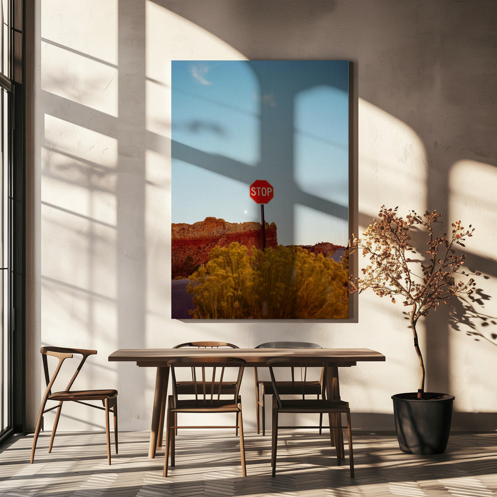 Abiquiu Sonnenuntergang | Leinwand