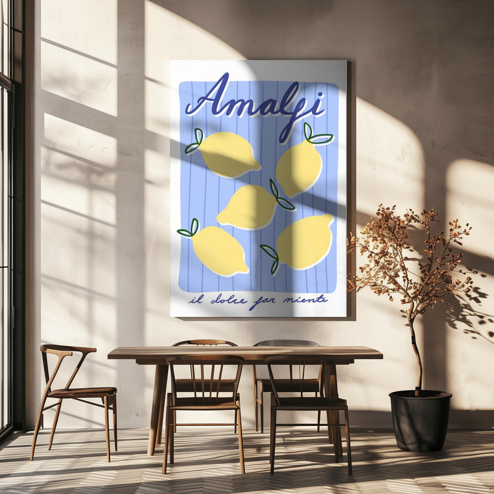 Zitronenglück Amalfi | Leinwand