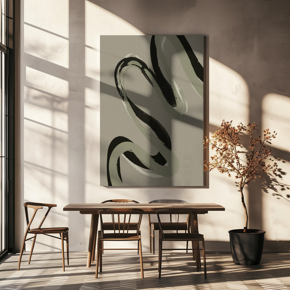 Eleganter Wirbel | Leinwand