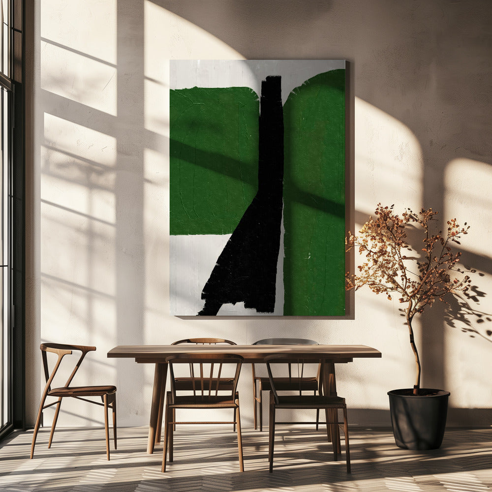 Grüne Kluft | Leinwand