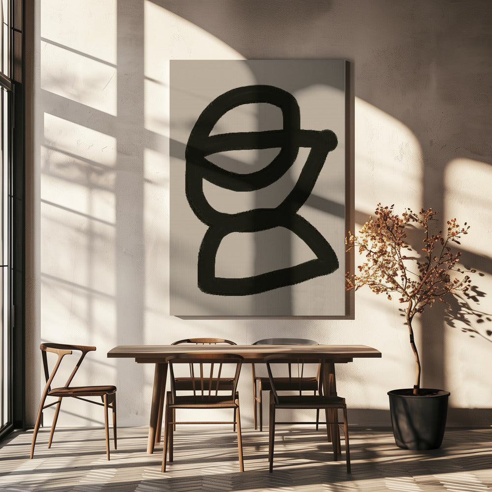 Bold Abstract Form | Canvas