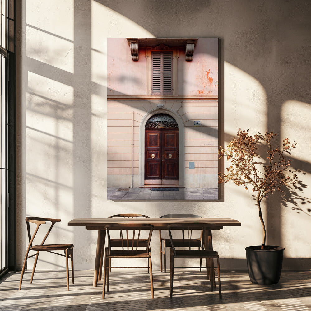 Bologna in Pink | Italy travel photography | Canvas
