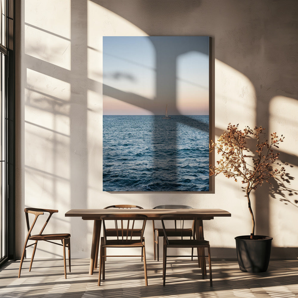 Amalfi Sunset Coast Sailing | Italy Travel Photography | Canvas