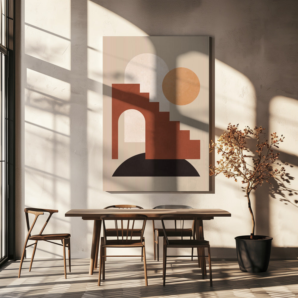 Geometrische Komposition 4 | Leinwand