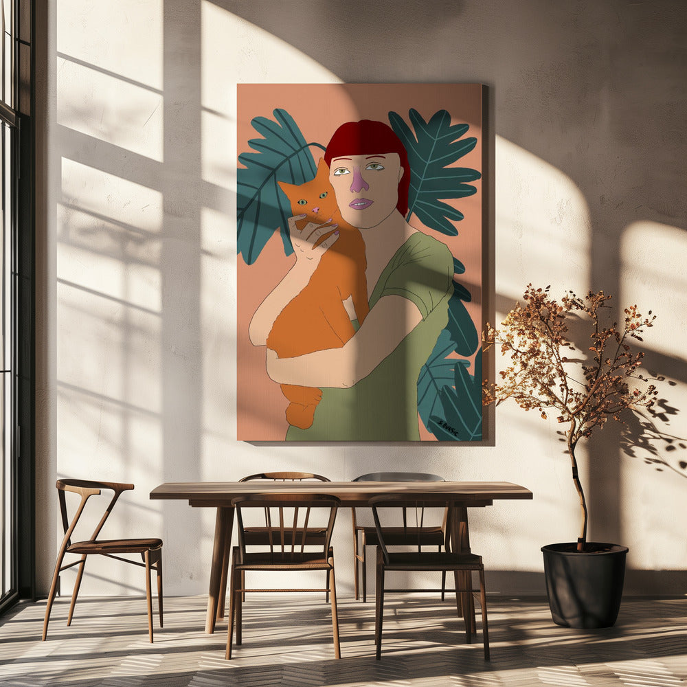 Cat lady | Canvas