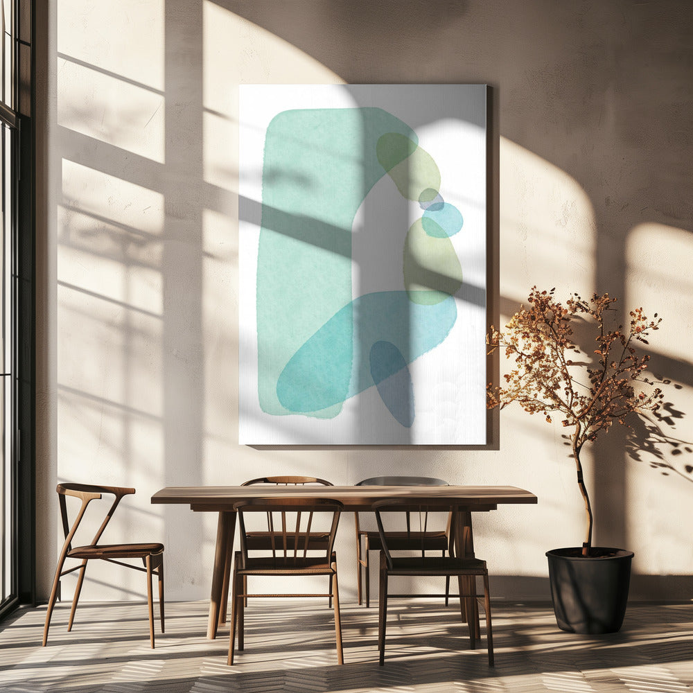 Pastellkleckse 2 | Leinwand