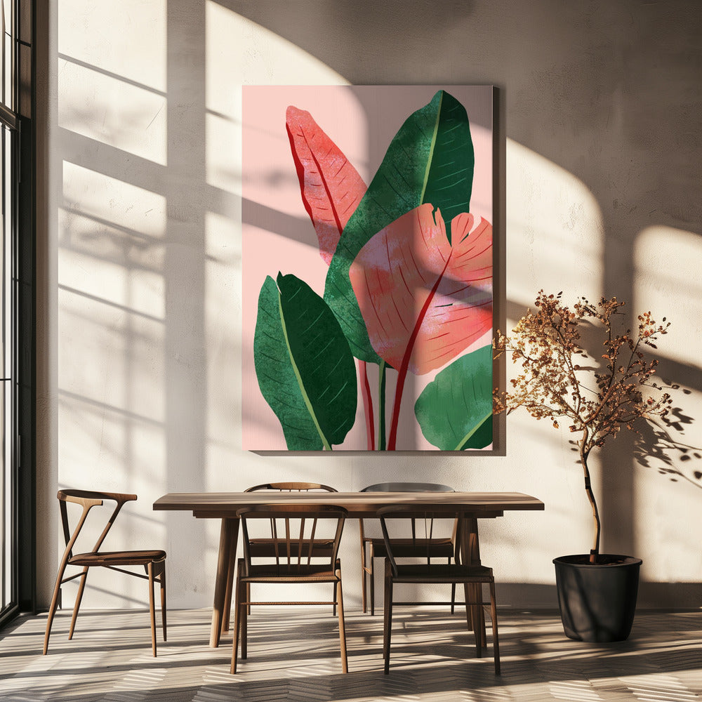 Blush Tropical | Leinwand