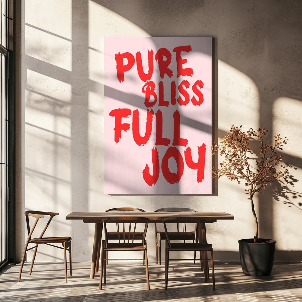 Pure Glückseligkeit, volle Freude | Leinwand