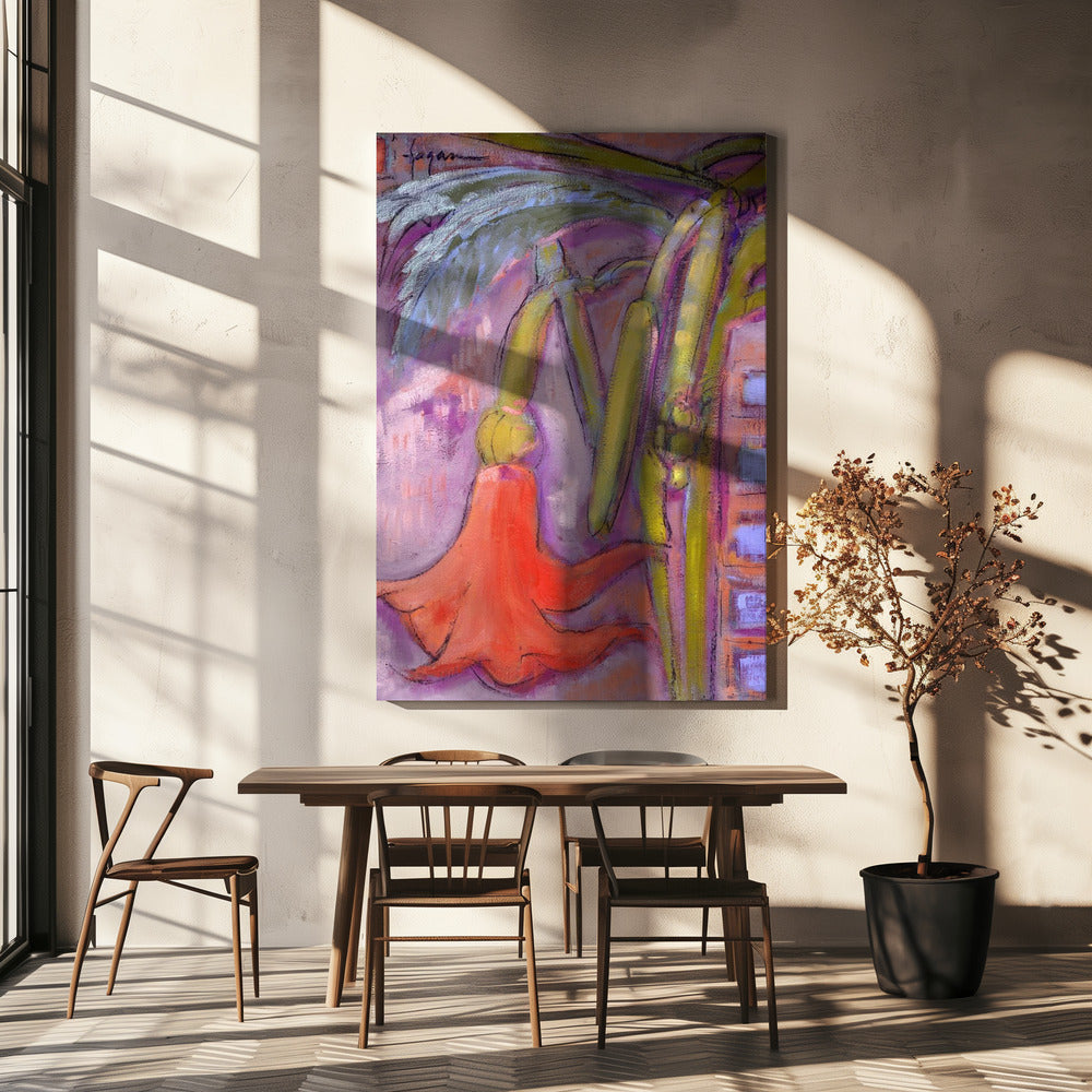 Surrealer blühender Moment | Leinwand