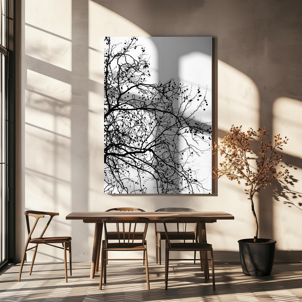 Wintersilhouetten 5 | Leinwand