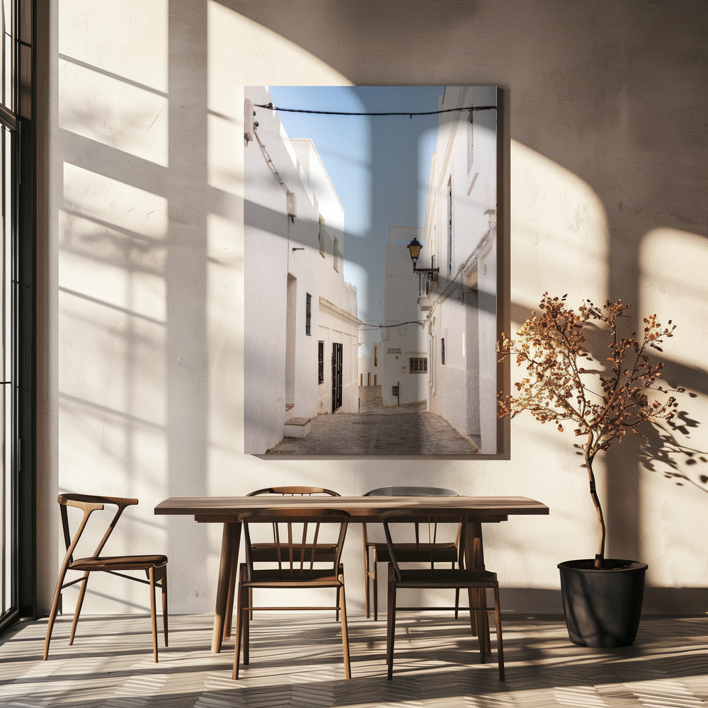 The White town of Vejer de La Frontera | Canvas