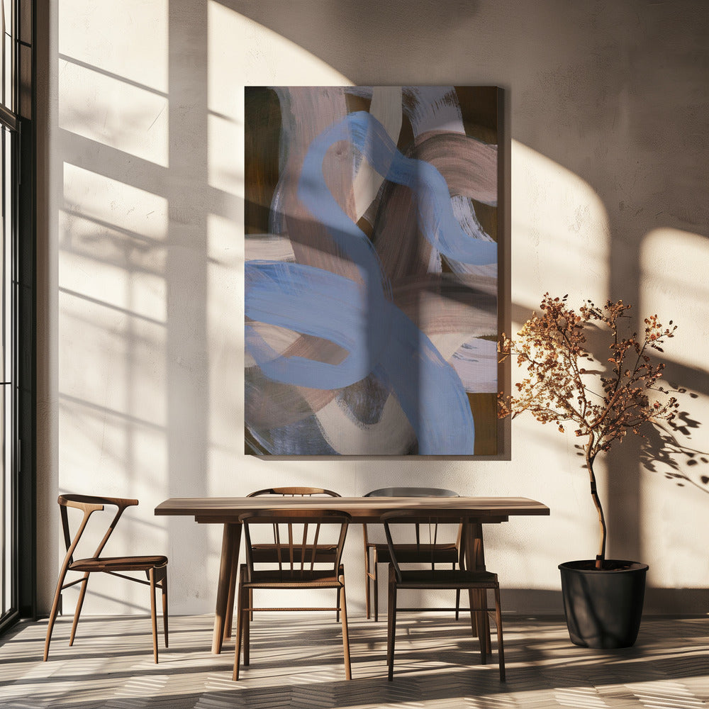 Abstrakte Pinselstriche 124X | Leinwand