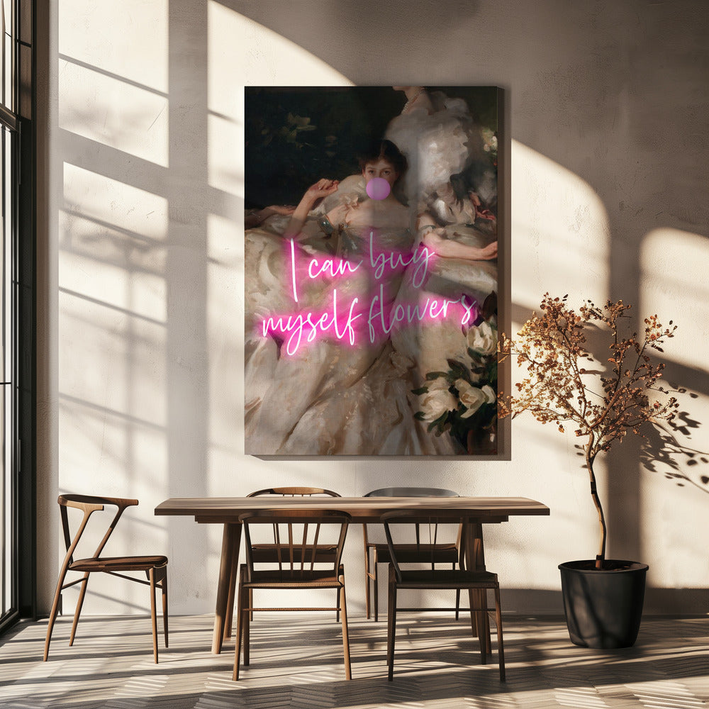 Kaufe mir selbst Blumen6 Ratioiso | Leinwand