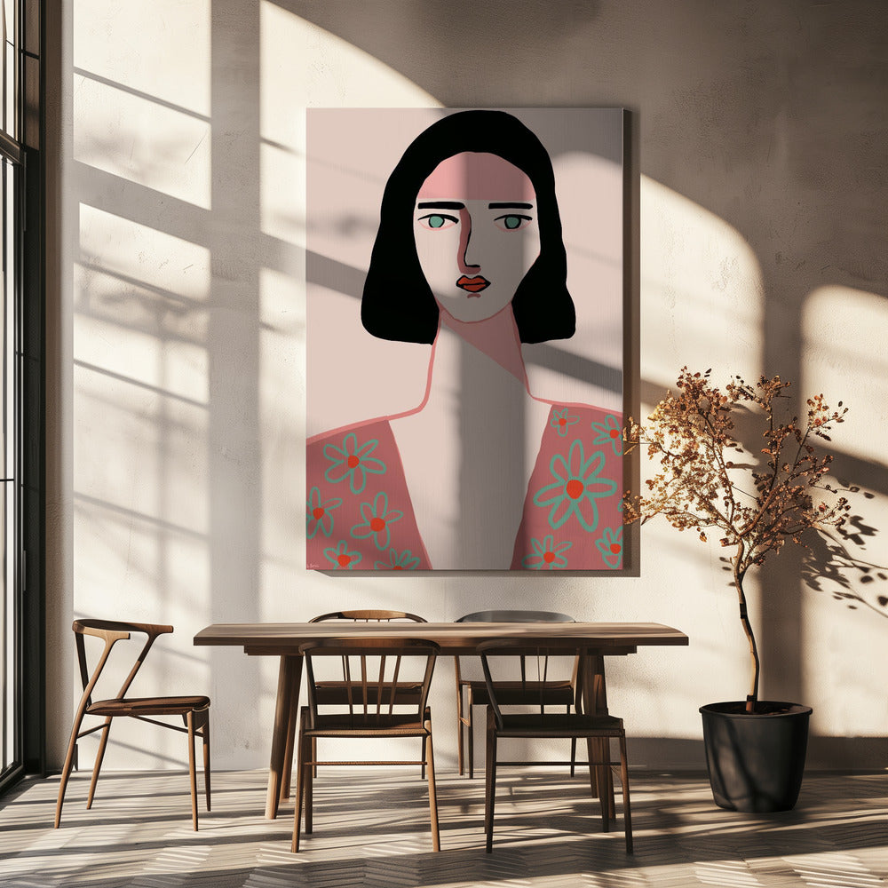 Edle Dame | Leinwand