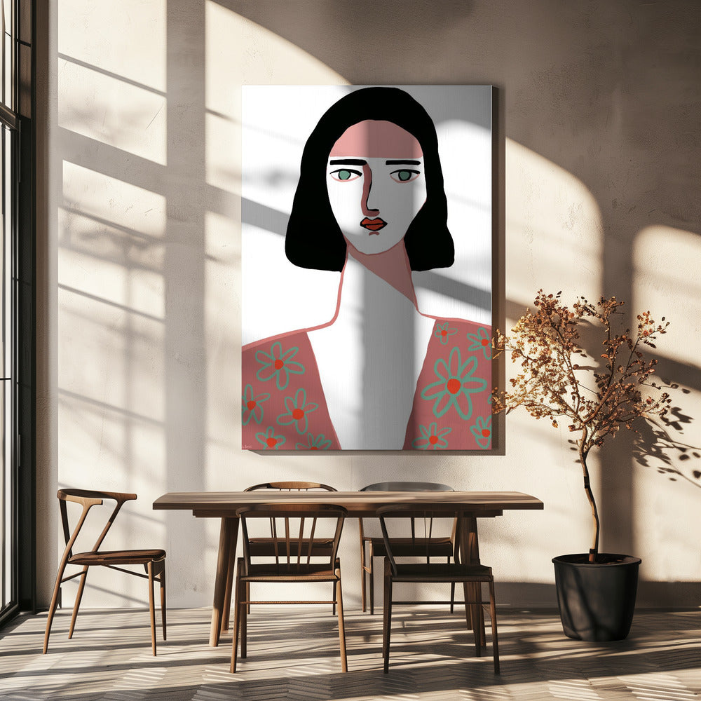 Edle Dame | Leinwand