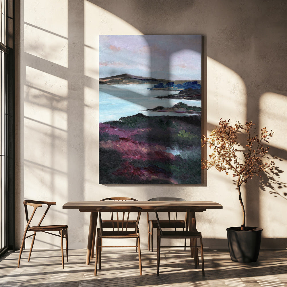 Purpel Coast | Leinwand