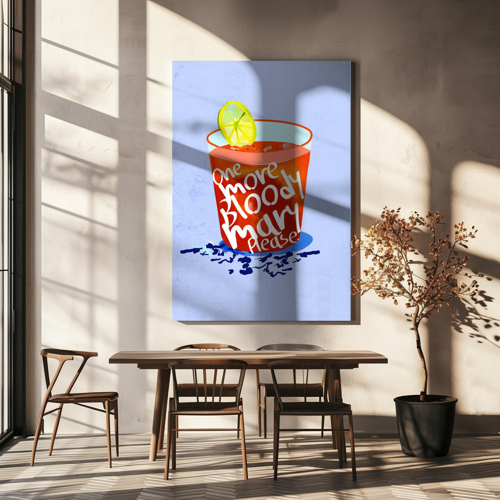 Noch eine Bloody Mary, bitte | Leinwand