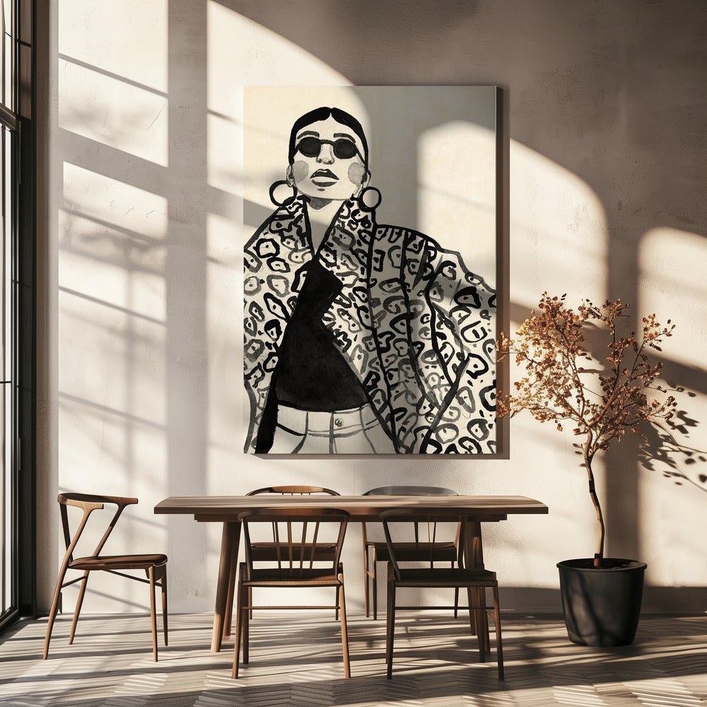 Bleib cool | Leinwand