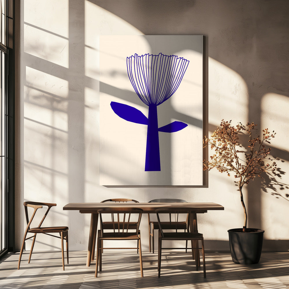 Flower Blue | Canvas