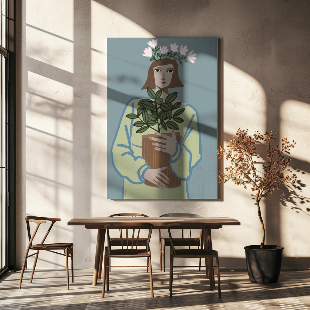 Pflanzenmama | Leinwand