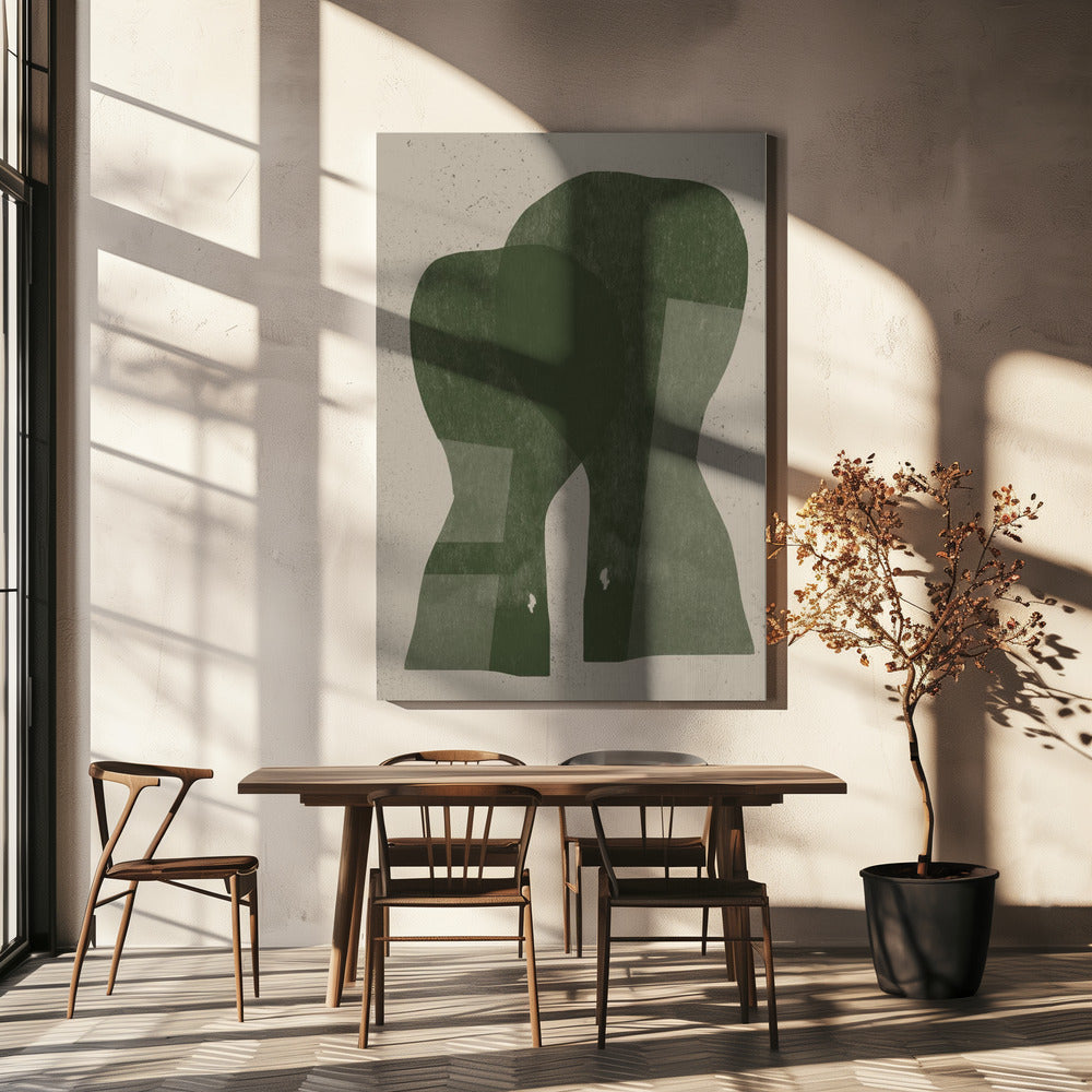 Gedämpfte Silhouetten | Leinwand
