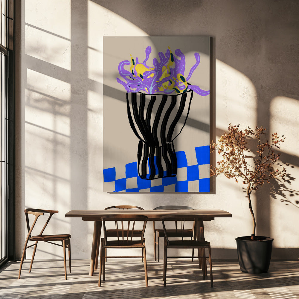 Wunderliche Vase | Leinwand