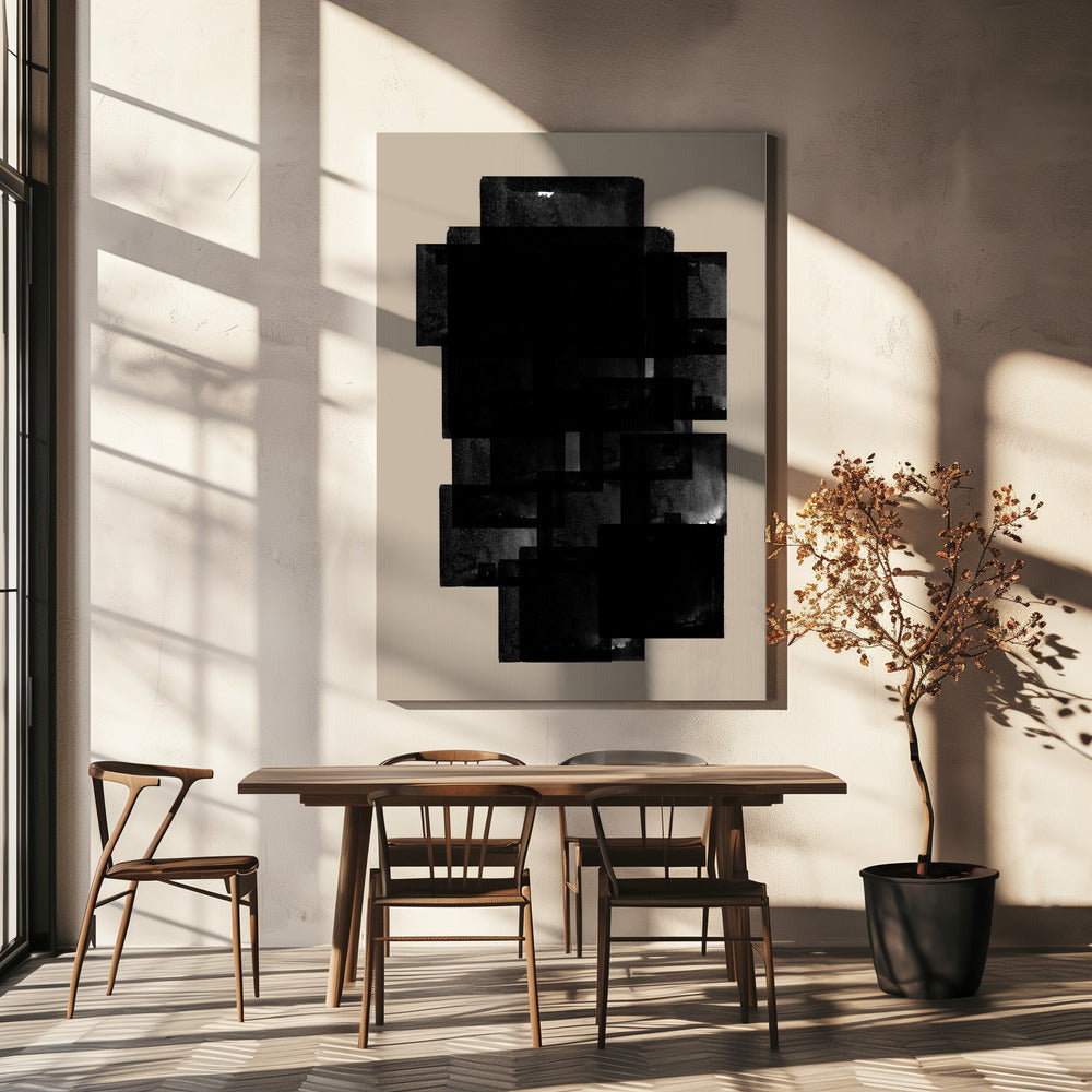 Schattige Struktur | Leinwand