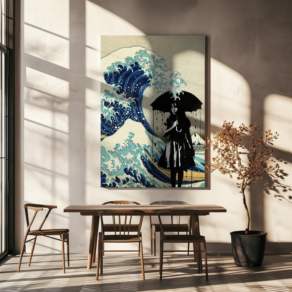 Unter der Welle | Leinwand