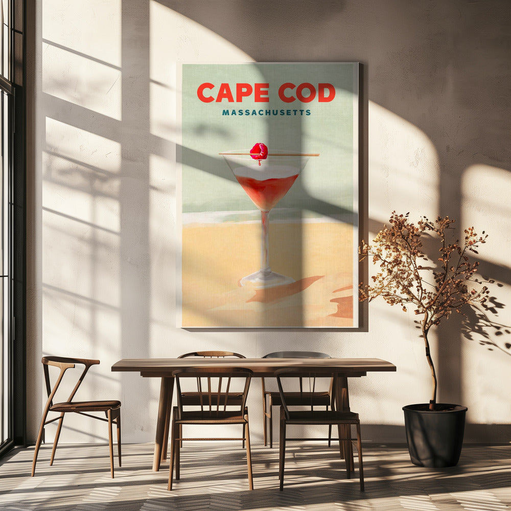 Cape Cod Cocktail Großes Poster | Leinwand