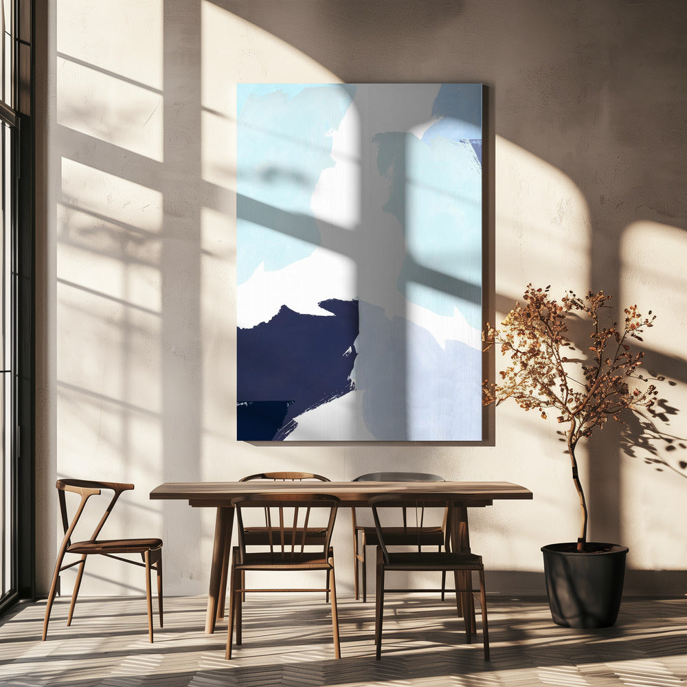 Blaue Farbfelder 1 | Leinwand