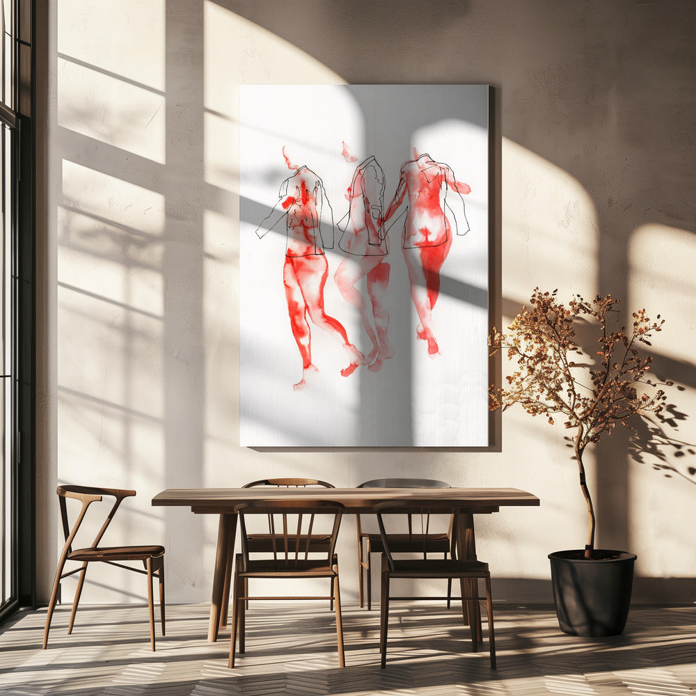 Figurenstudie (Probier mich an) | Leinwand