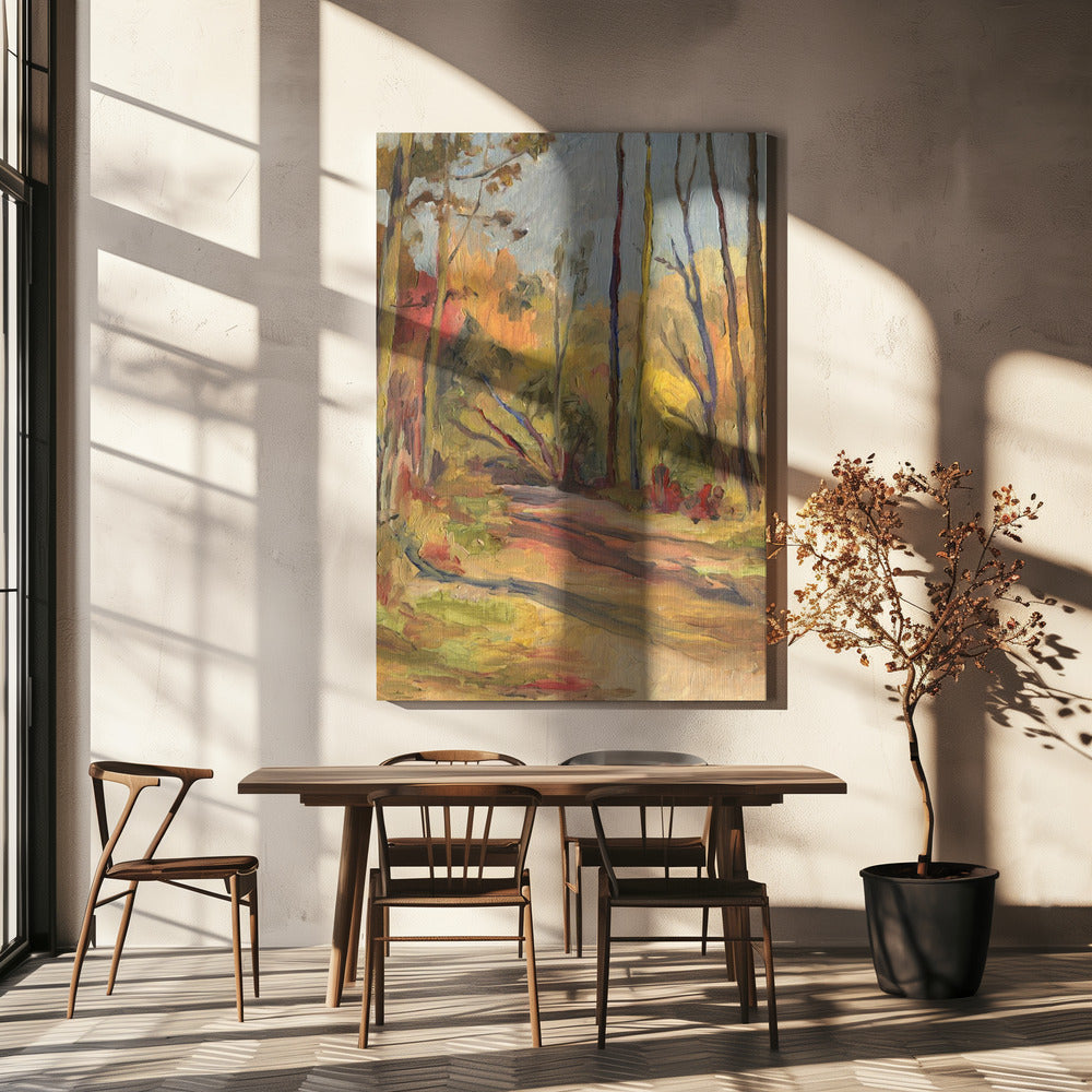 Autumn Walk Oilpainting | Canvas