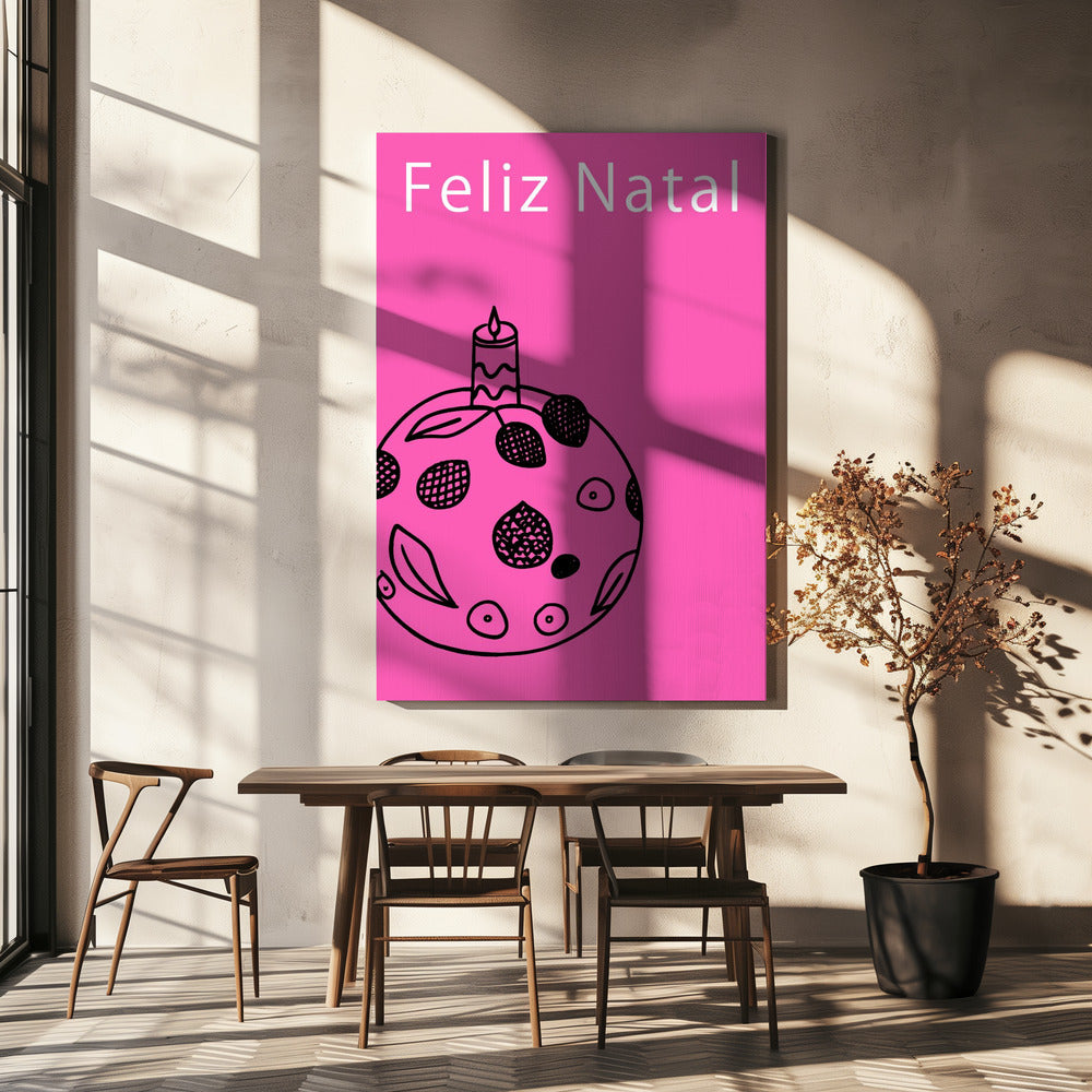 Bows and Baubles: Feliz Natal Christmas | Canvas