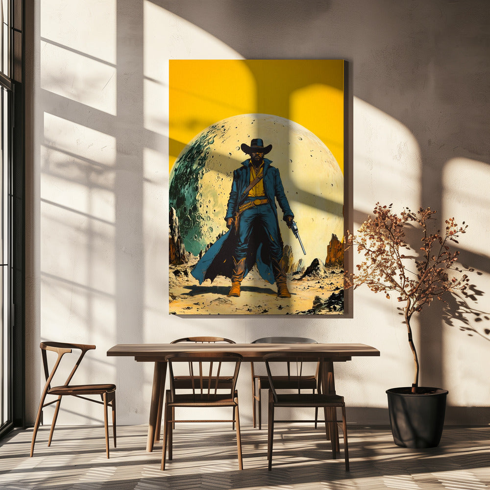 Gelbe Gerechtigkeit | Leinwand